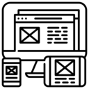 business and finance,electronics,computer,smartphone,monitor,mobile phone,cellphone,layout,web design,responsive,adaptive,responsive design